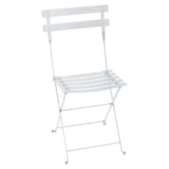 Salon De Jardin Fermob Bistro Ø 96 Cm Blanc, 4 Personnes -Lafumaei Boutique bistro chaise m tal blanc coton 1 1