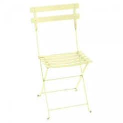 Salon De Jardin Fermob Bistro Ø 60 Cm Citron Givré, 2 Personnes -Lafumaei Boutique bistro chaise metal citron givre 2