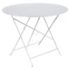 Table De Jardin 4 Personnes FERMOB Bistro Ø 96 Cm - Blanc