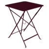 Table De Jardin Pliante 2 Personnes FERMOB Bistro 57 X 57 Cm - Cerise Noire