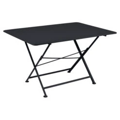 Table De Jardin 6 Personnes FERMOB Cargo 128 X 90 Cm - Carbone