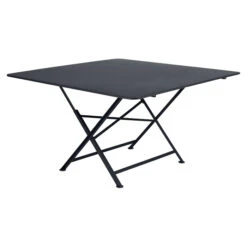 Table De Jardin 8 Personnes FERMOB Cargo 128 X 128 Cm - Carbone
