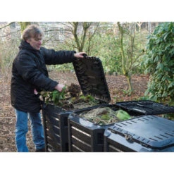 Composteur Pliable Nature 1200 L Noir -Lafumaei Boutique composteur nature 1200l 3