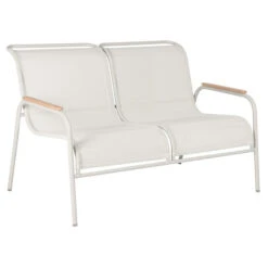 Banquette 2 Places FERMOB Coolside - Gris Argile