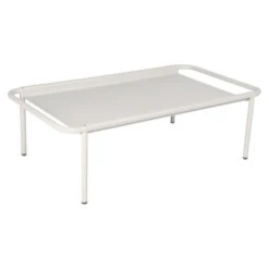 Table Basse De Jardin FERMOB Coolside - Gris Argile