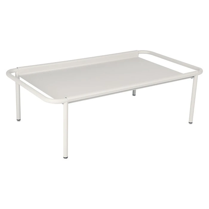 Table Basse De Jardin FERMOB Coolside - Gris Argile 1 Table Basse De Jardin FERMOB Coolside - Gris Argile