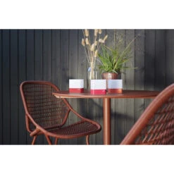 Lot De 3 Photophores FERMOB Cuub - Rouge -Lafumaei Boutique cuub rouge ambiance fermob 9