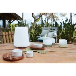 Lot De 3 Photophores FERMOB Cuub - Vert -Lafumaei Boutique cuub vert ambiance fermob 4