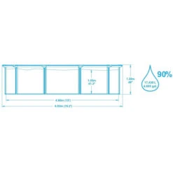 Piscine En Acier Bestway Hydrium - 4,60 X 1,20 M -Lafumaei Boutique dimensions piscine tubulaire bestway hydrium 460 x 120 cm 1 1