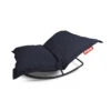 Pack Rocking Chair Rock'n'Roll Noir + Pouf Original Outdoor Océan Fatboy