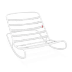 Pack Rocking Chair Rock'n'Roll Gris Clair + Pouf Original Outdoor Écume Fatboy -Lafumaei Boutique fatboy rock n roll light grey packshot 01 104915 min
