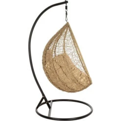 Fauteuil Œuf Suspendu Bizzotto Amirantes - Naturel -Lafumaei Boutique fauteuil bizzotto amirantes oeuf naturel 6