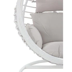 Fauteuil Œuf Suspendu Bizzotto Torres - Blanc -Lafumaei Boutique fauteuil bizzotto torres blanc 5