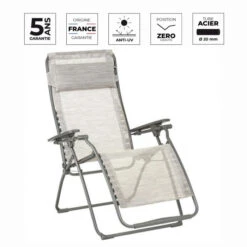 Fauteuil Relax Pliant LAFUMA Futura Velio Néo - Ipanema -Lafumaei Boutique fauteuil relax pliant lafuma futura velio neo ipanema