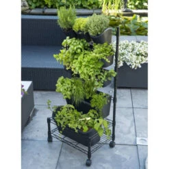 Ensemble Mobile De Jardin Vertical Nature -Lafumaei Boutique jardin vertical nature chariot 2