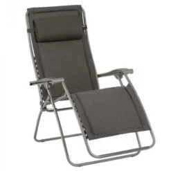 Fauteuil Relax Pliant LAFUMA RSX Clip Polycoton - Ardoise