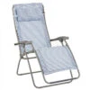 Fauteuil Relax Pliant LAFUMA RSX Clip Polycoton - Marine