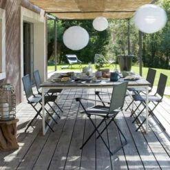 Fauteuil De Jardin LAFUMA Anytime Batyline Duo - Obsidian -Lafumaei Boutique lfm2640.6897 fauteuil jardin lafuma anytime batyline duo obsidian ambiance