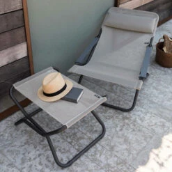 Repose-pieds LAFUMA Next Batyline Iso - Seigle -Lafumaei Boutique lfm2718.8548 repose pieds lafuma next batyline iso seigle ambiance 3