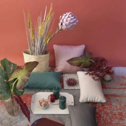 Coussin LAFUMA Aurore 40 X 40 Cm - Rouge -Lafumaei Boutique lfm2974 9303 coussin lafuma aurore 40 40 cm rouge ambiance