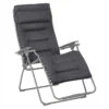 Fauteuil Relax Pliant LAFUMA Futura BeComfort XL - Gris Foncé