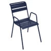 Fauteuil De Jardin Empilable FERMOB Monceau - Bleu Abysse