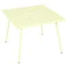Table Basse De Jardin FERMOB Monceau 57 X 57 Cm - Citron Givré