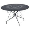 Table De Jardin 8 Personnes FERMOB Montmartre Ø 117 Cm - Carbone