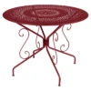Table De Jardin 4 Personnes FERMOB Montmartre Ø 96 Cm - Piment