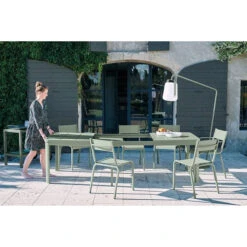 Table De Jardin 10 Personnes Avec 2 Rallonges FERMOB Oléron 155 / 255 X 100 Cm - Gris Argile -Lafumaei Boutique oleron cactus maillane bookgss2020 sebastien erome 1 min 6