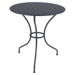 Table De Jardin 2 Personnes FERMOB Opéra + Ø 67 Cm - Carbone