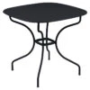 Table De Jardin 4 Personnes FERMOB Opéra + 82 X 82 Cm - Carbone