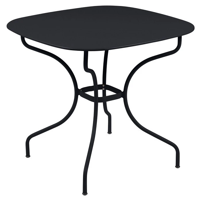 Table De Jardin 4 Personnes FERMOB Opéra + 82 X 82 Cm - Carbone 1 Table De Jardin 4 Personnes FERMOB Opéra + 82 X 82 Cm - Carbone