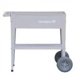 Carré Potager Urbain Sur Roulettes 75 X 35 X 80 Cm Herstera Garden - Taupe