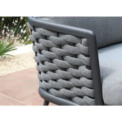 Salon De Jardin Bas Proloisirs Tim - 1 Canapé / 2 Fauteuils / 1 Table Basse -Lafumaei Boutique tp143 salon jardin bas proloisirs tim materiau